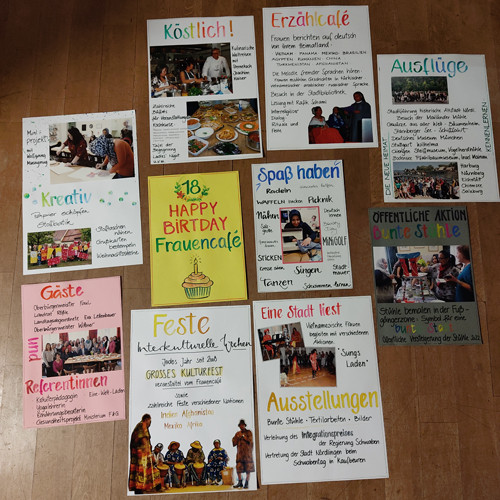 Plakate 18 Jahre Interkulturelles Frauencafé